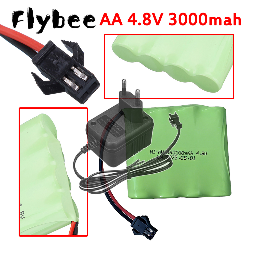 Rechargeable Battery Aa - Bateria Recarregável NiMH 4.8V 3000mAh AA