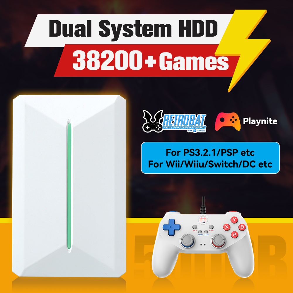 Retro Gaming Devices - Retrobat & playnite sistema hdd console