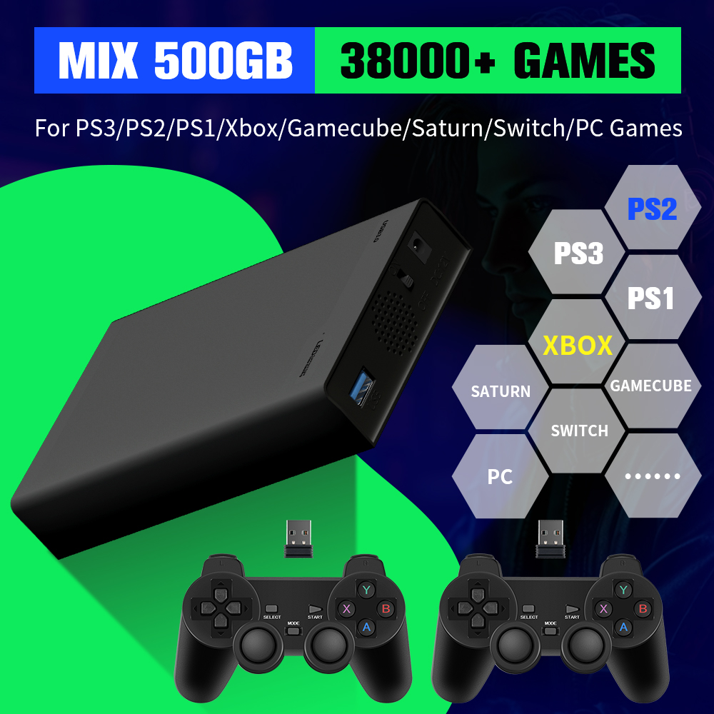 Retro Gaming Devices - Disco rígido de jogos de 500G