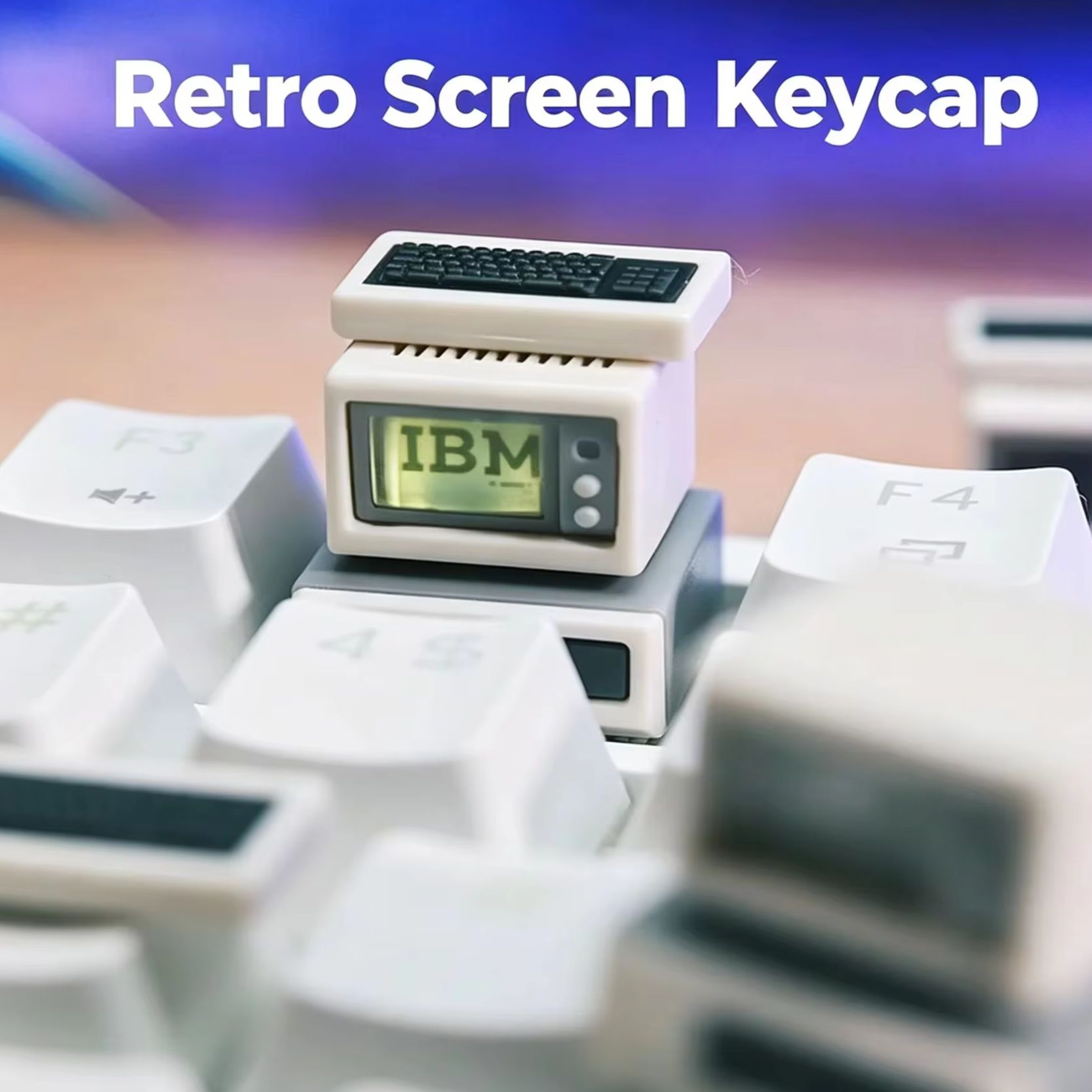 Retro Gaming Unit - Tecla de Computador Retro Retroiluminada, Componente