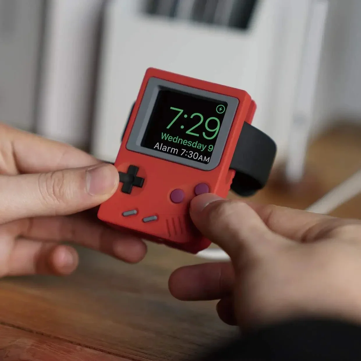 Retro Gaming Machine - Suporte de Silicone para Carregador de
