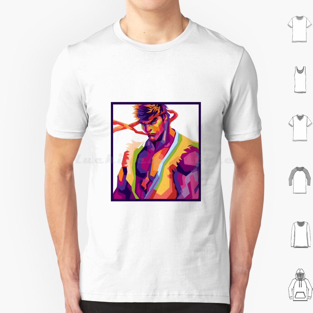 Retro Gaming Kent - Ryu t camisa de algodão das
