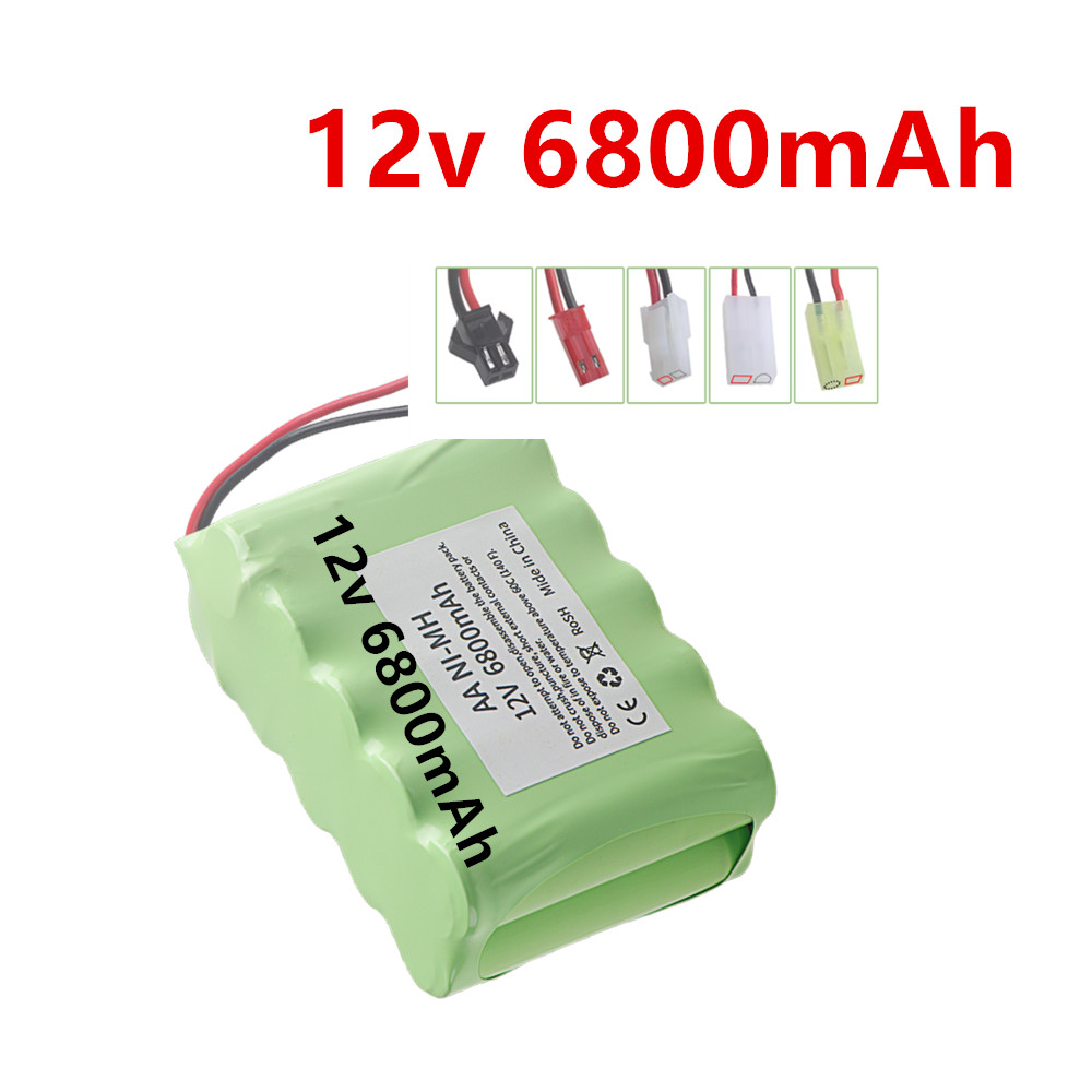 Rechargeable Battery Aa - Bateria recarregável ni-mh 12v 6800mah com