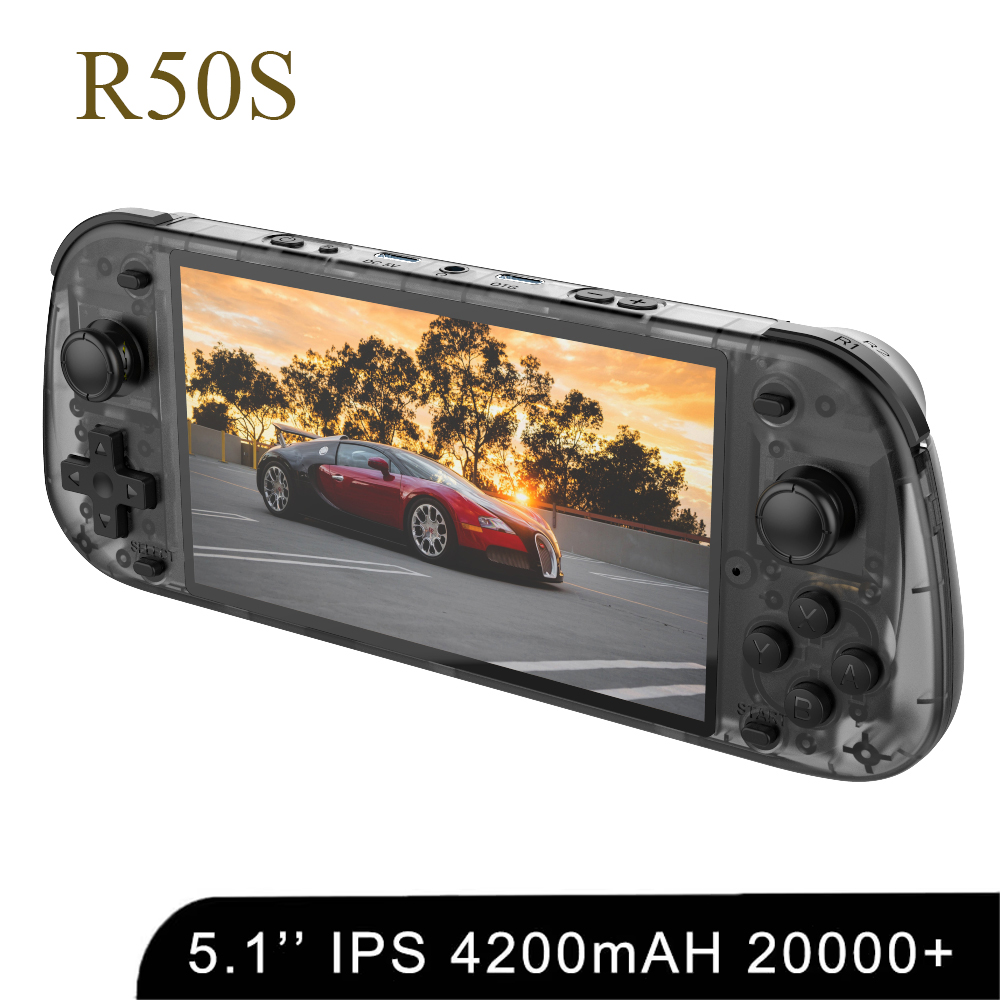Retro Gaming Linux - 5.1 polegada novo r50s retro handheld