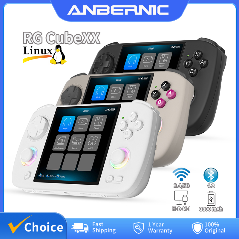 Retro Gaming Linux - ANBERNIC RG Cubexx Retro Console de