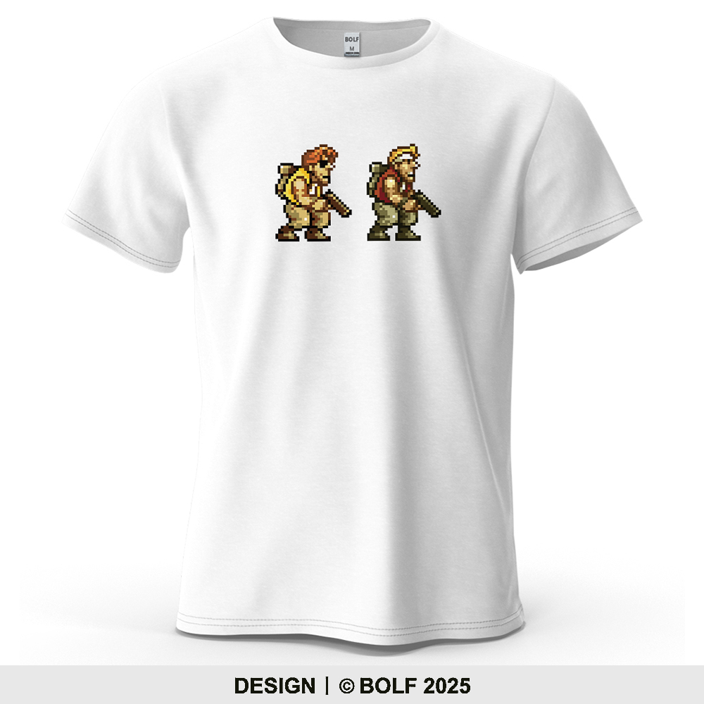 Retro Gaming Event - Pixel personagem jogo tema impresso camiseta