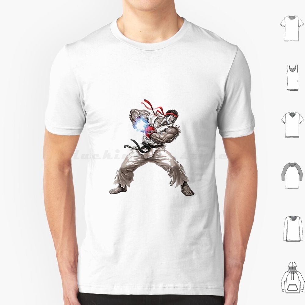Retro Gaming Kent - Ryu t camisa de algodão das