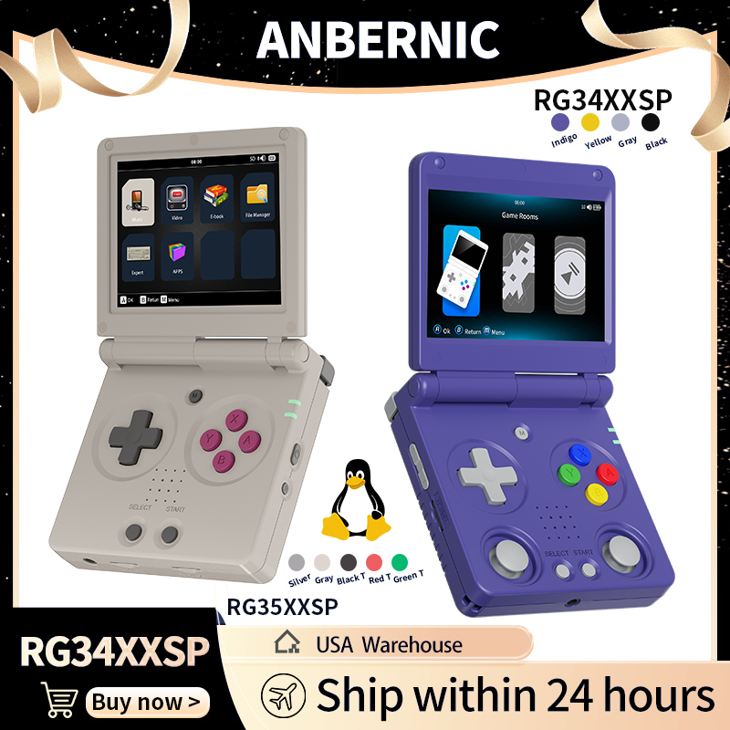 Anbernic RG34XXSP RG35XXSP Fli - Retro Gaming Linux avaliação e preço