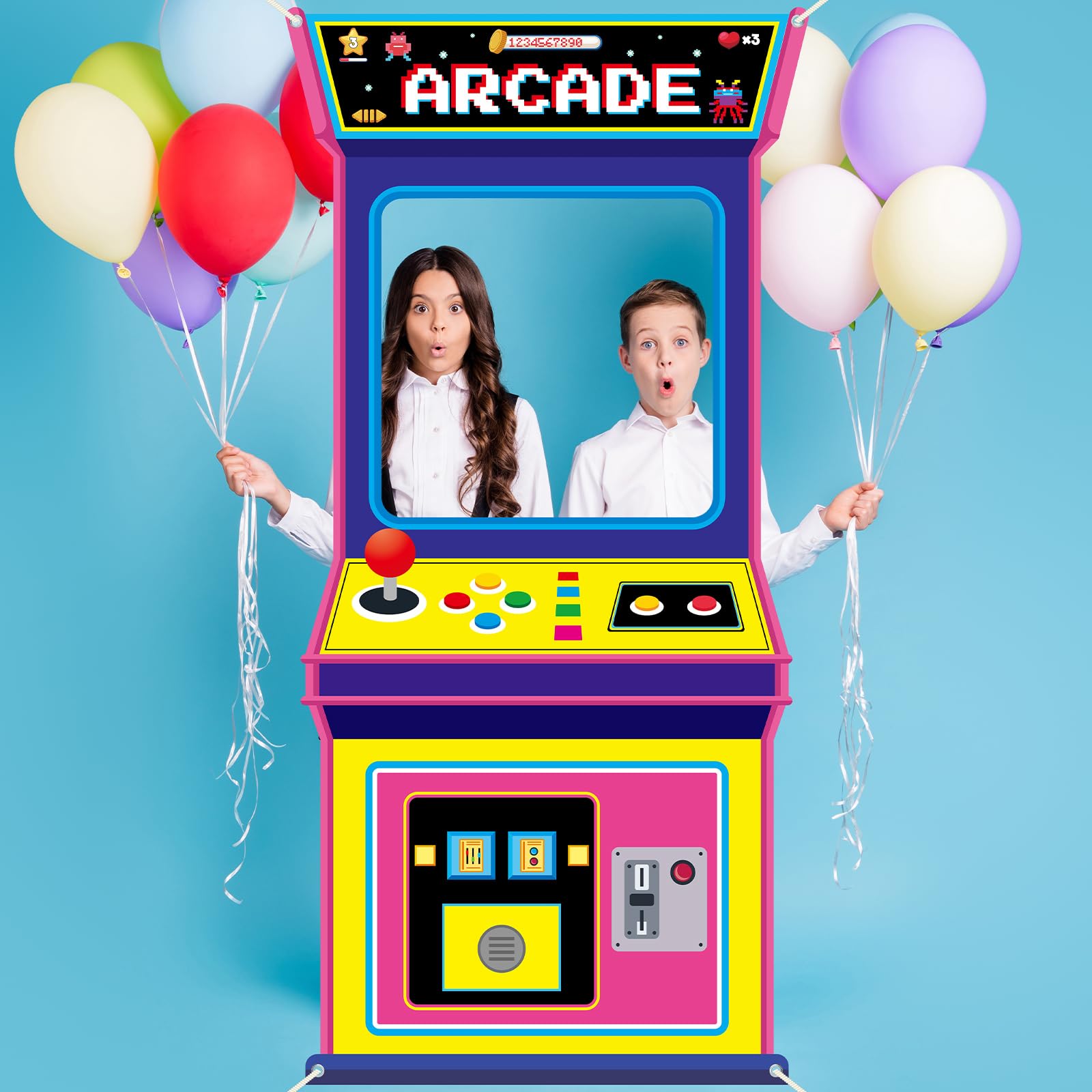 Fundo Fotográfico de Tecido co - Retro Gaming Event avaliação e preço