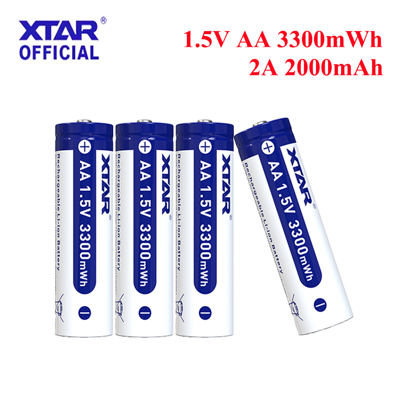Pacote com 1-8 Baterias Recarr - Rechargeable Battery Aa avaliação e preço