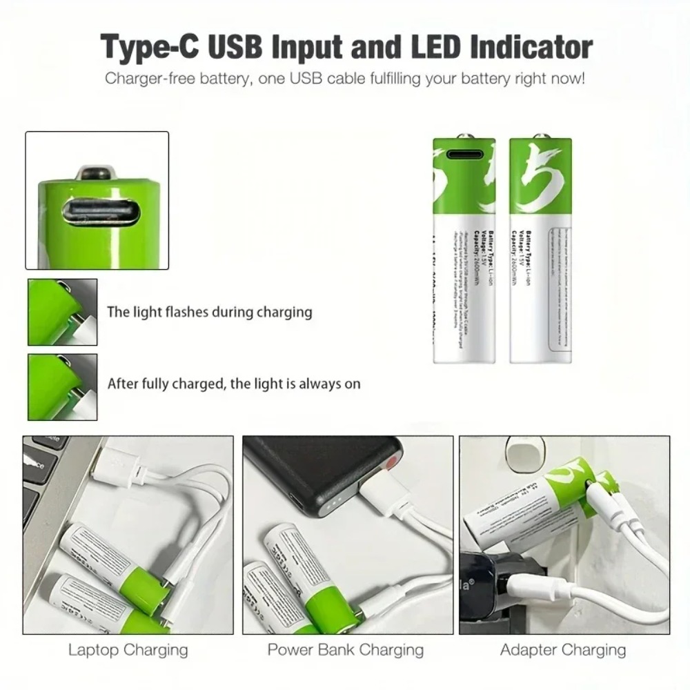 8 baterias recarregáveis AA de - Rechargeable Battery Aa avaliação e preço