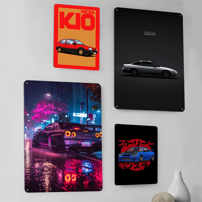 (Nissan) cartazes retro carro  - Retro Gaming At Home avaliação e preço