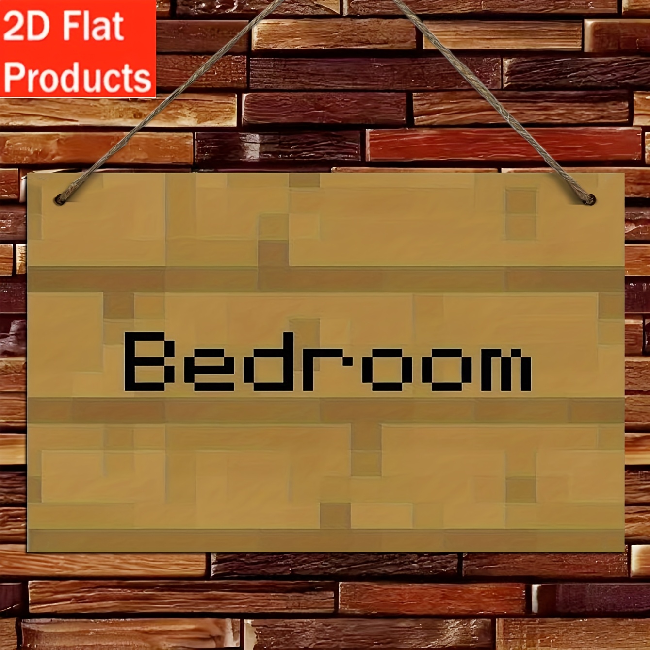 Placa de quarto em pixel art 2 - Retro Gaming Event avaliação e preço