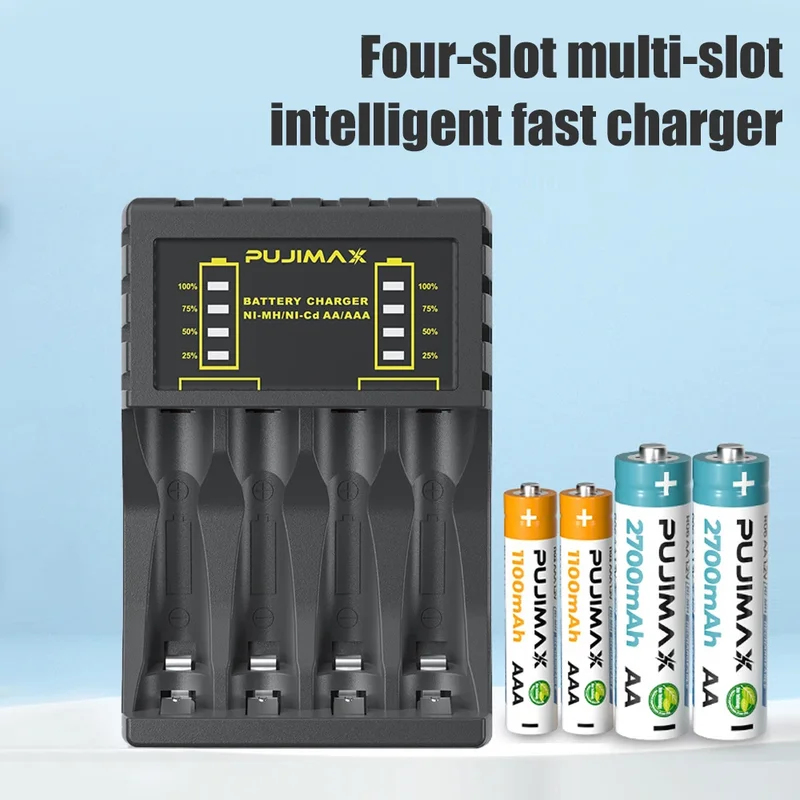 Carregador de Baterias AA/AAA  - Rechargeable Battery Aa avaliação e preço