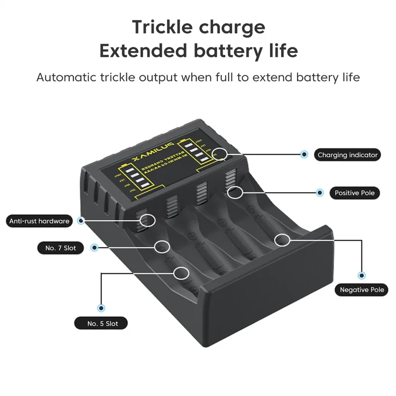 Carregador de Baterias AA/AAA  - Rechargeable Battery Aa avaliação e preço