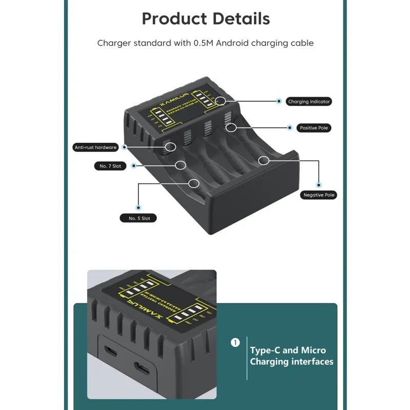 Carregador de Baterias AA/AAA  - Rechargeable Battery Aa avaliação e preço