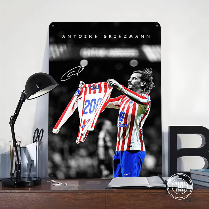 Pôster de Antoine Griezmann co - Retro Gaming Jersey avaliação e preço