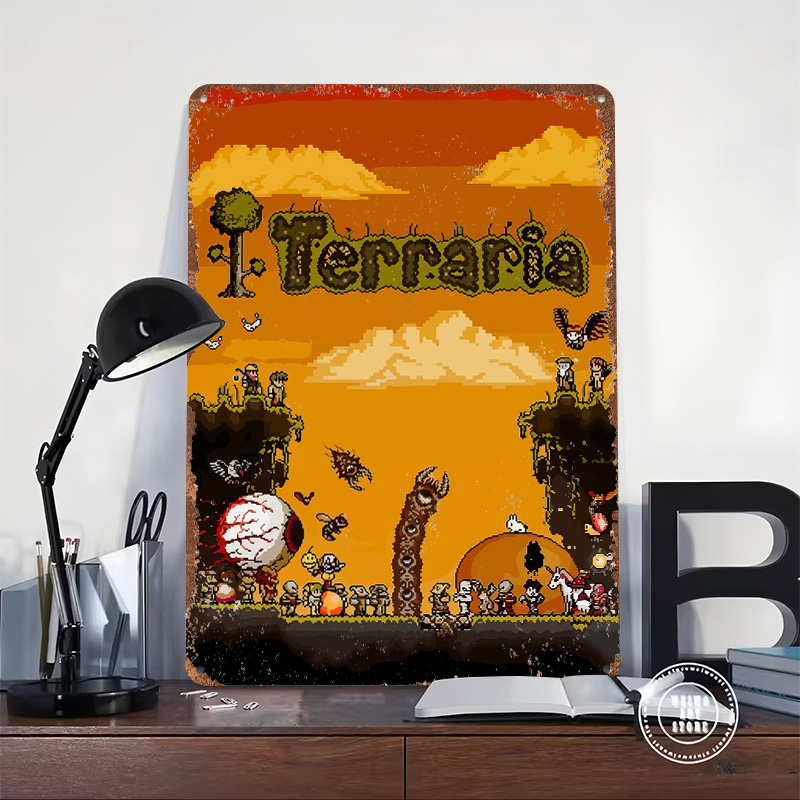 Pôster Impresso do Jogo Terrar - Retro Gaming At Home avaliação e preço