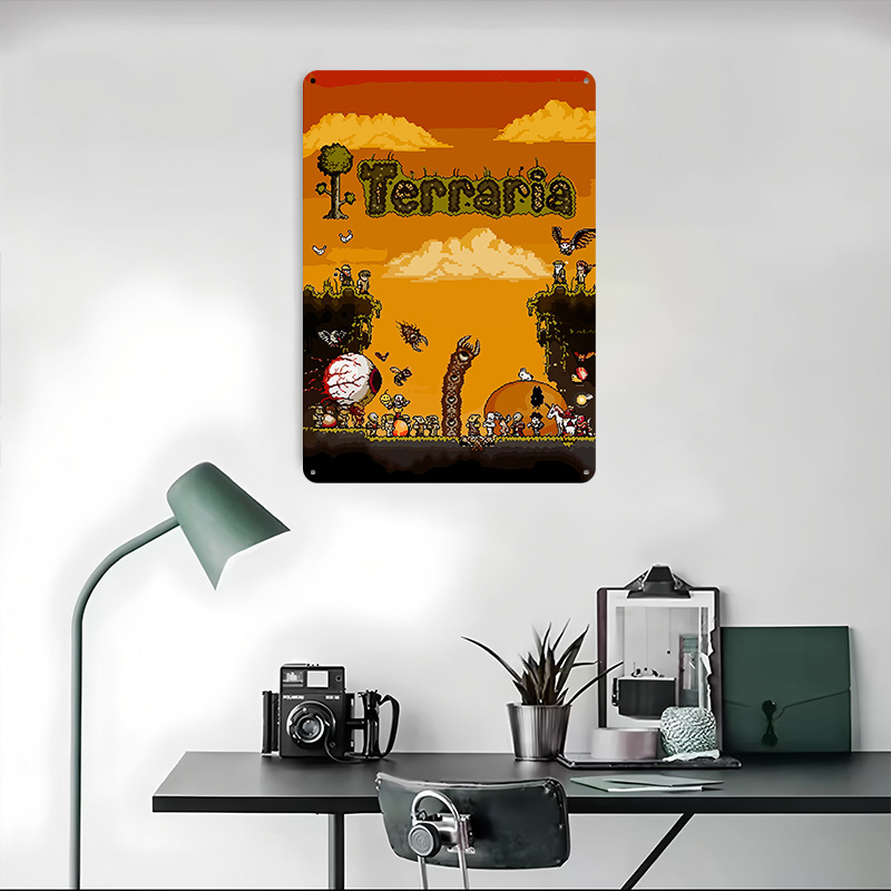 Pôster Impresso do Jogo Terrar - Retro Gaming At Home avaliação e preço