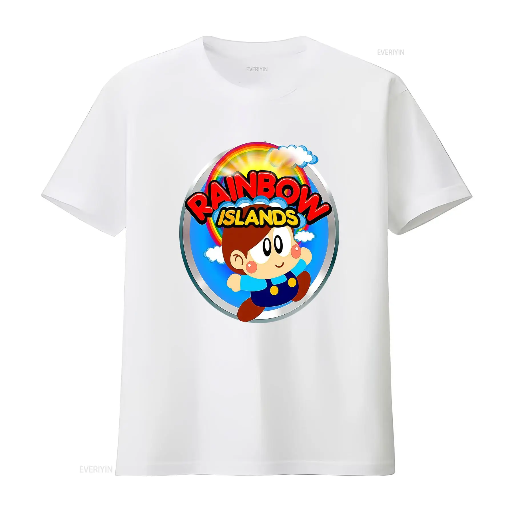 Camiseta de Videogame Rainbow  - Retro Gaming Event avaliação e preço