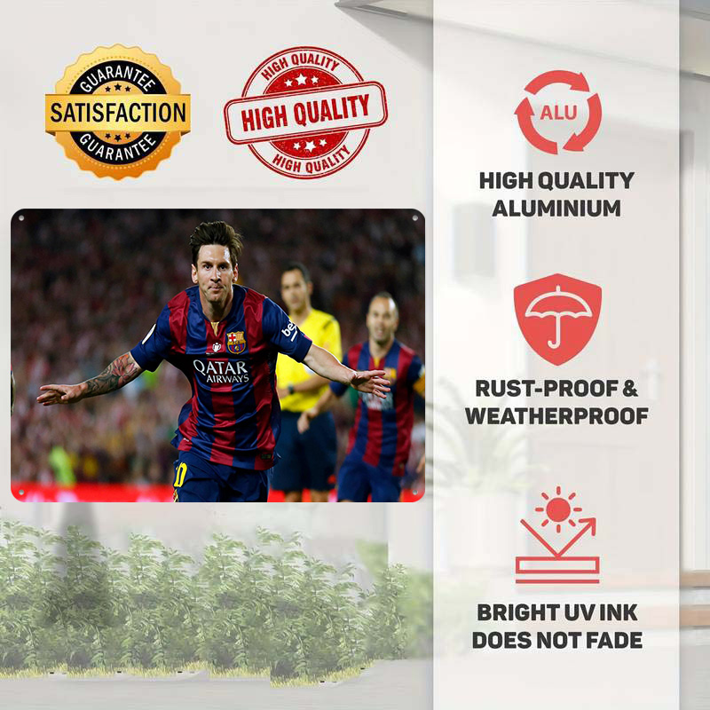Pôster de Futebol Lionel Messi - Retro Gaming At Home avaliação e preço