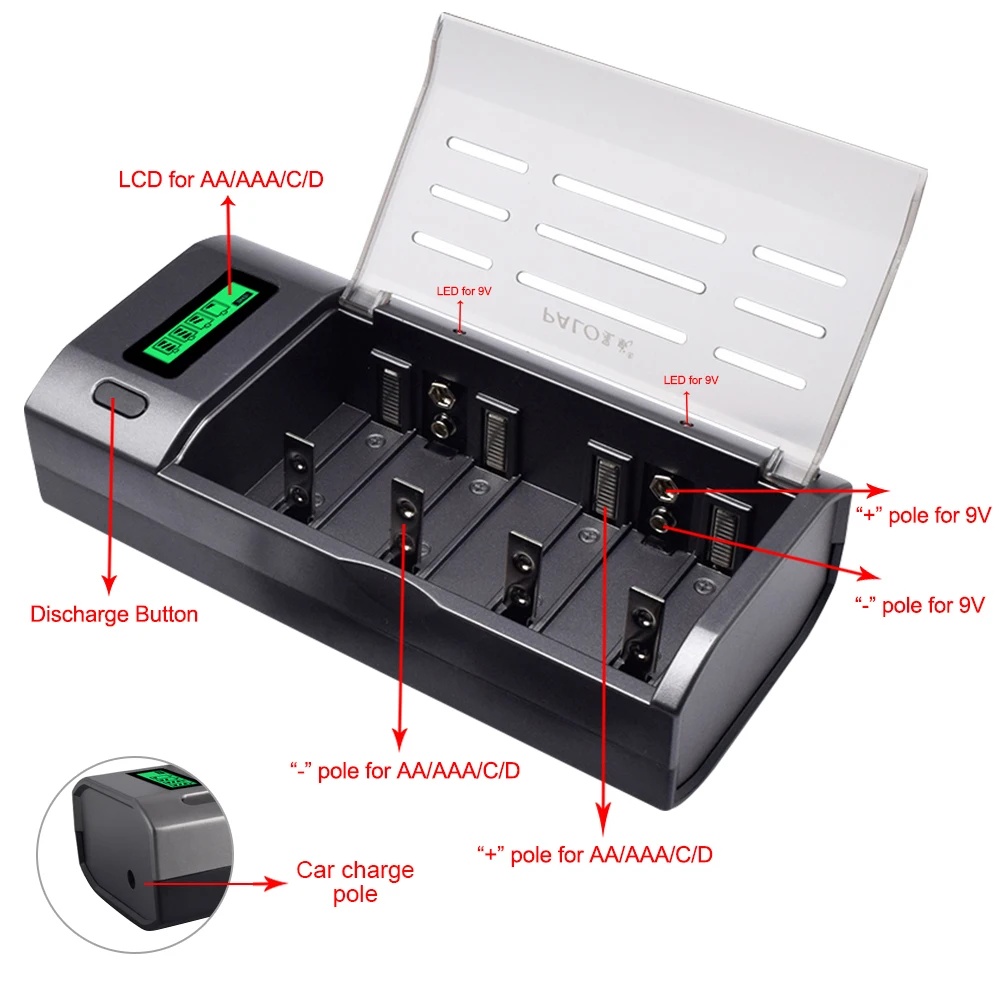 Carregador Inteligente PALO co - Rechargeable Battery Aa avaliação e preço