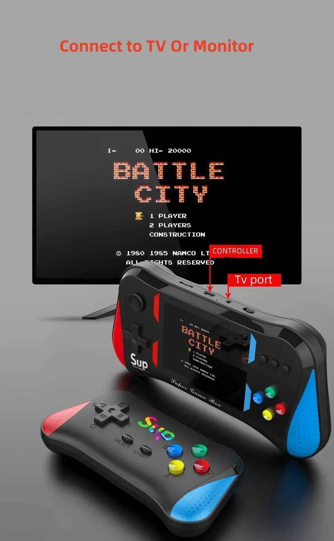 Console de jogo infantil palma - Retro Gaming Machine avaliação e preço