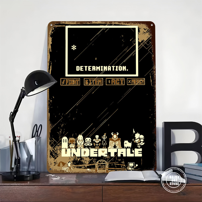 Pôster Metálico Undertale, Art - Retro Gaming At Home avaliação e preço