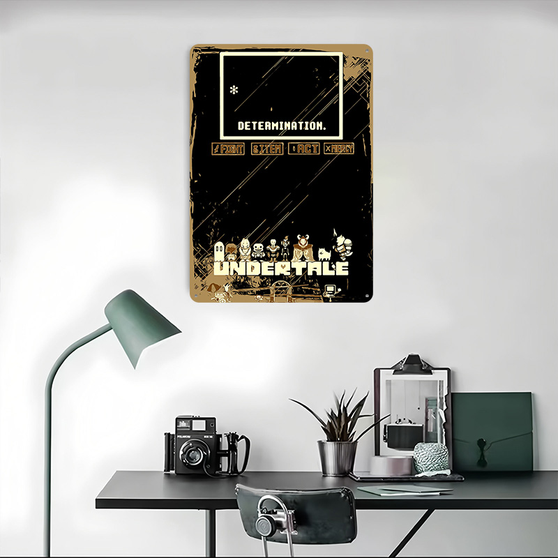 Pôster Metálico Undertale, Art - Retro Gaming At Home avaliação e preço