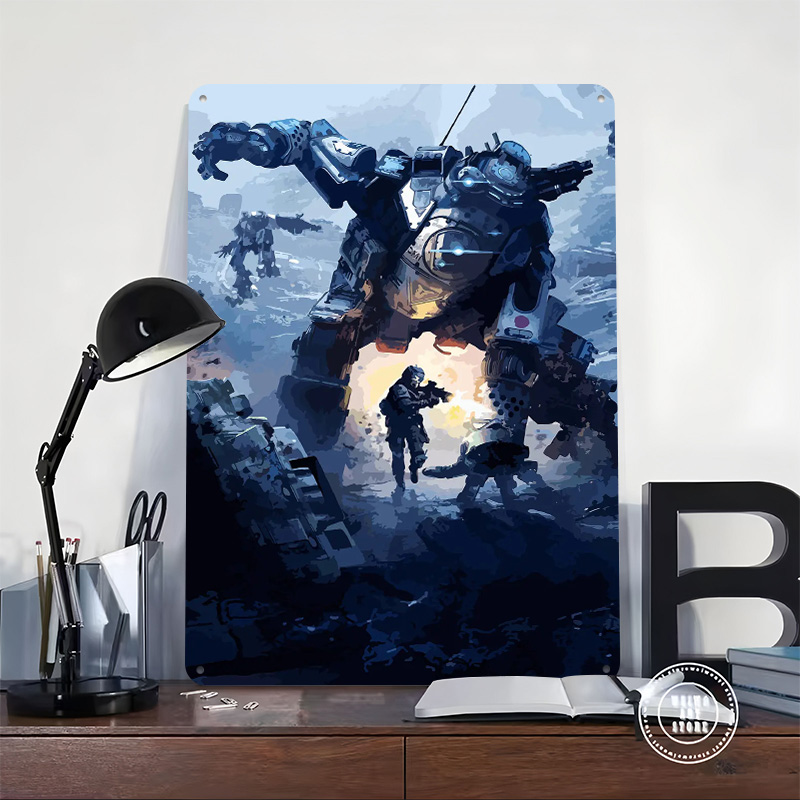 Pôster de Metal Titalfall Pers - Retro Gaming At Home avaliação e preço